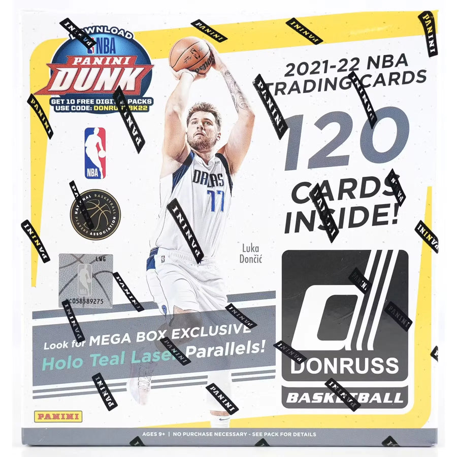2021-22 Panini Donruss Basketball Mega Box (Holo Teal Laser Parallels!) - D | P5595599