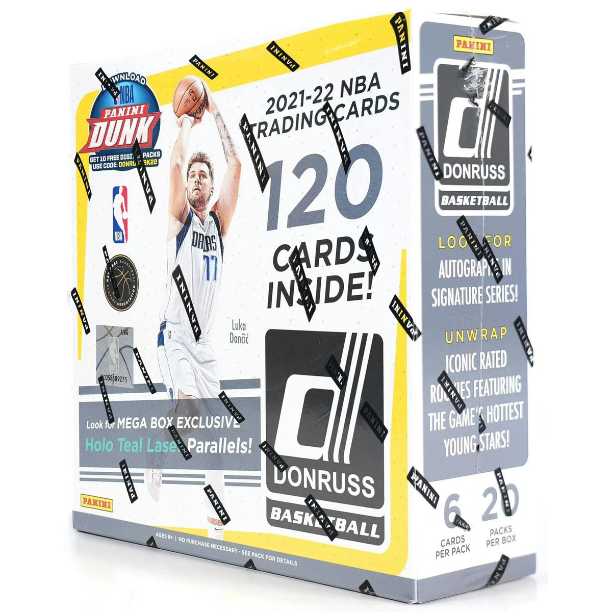 2021-22 Panini Donruss Basketball Mega Box (Holo Teal Laser Parallels!) - D | P5595599