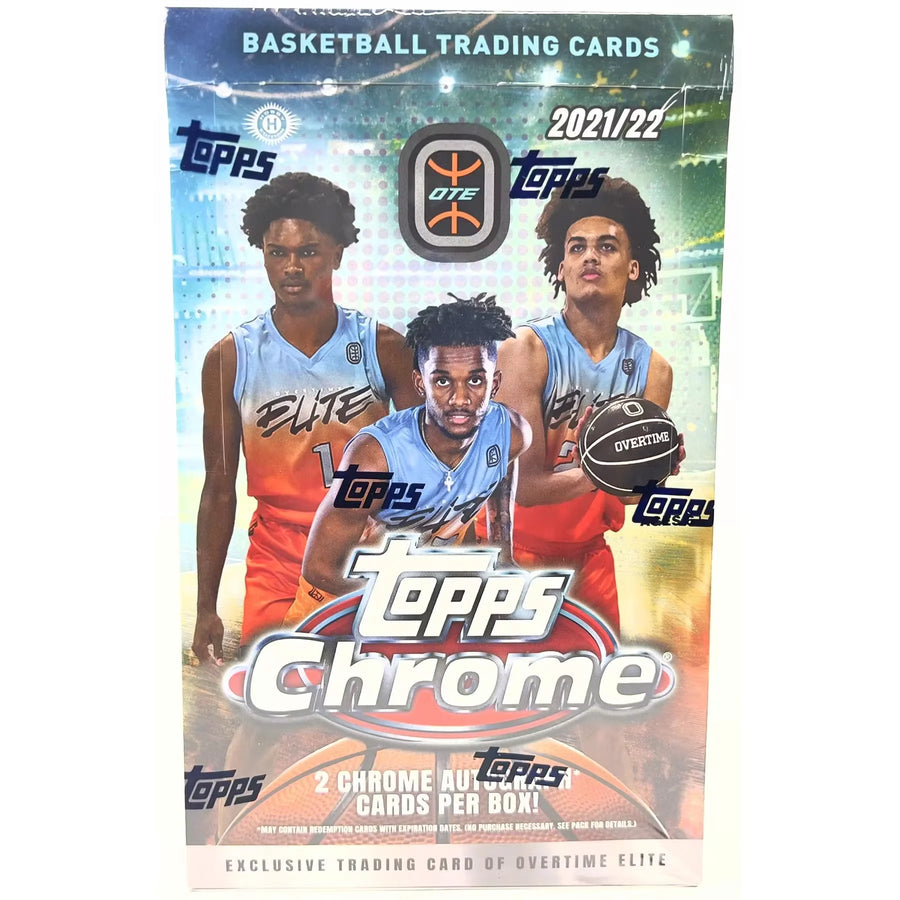 2021-22 Topps Chrome Overtime Elite Basketball Hobby Box - D | P5595615