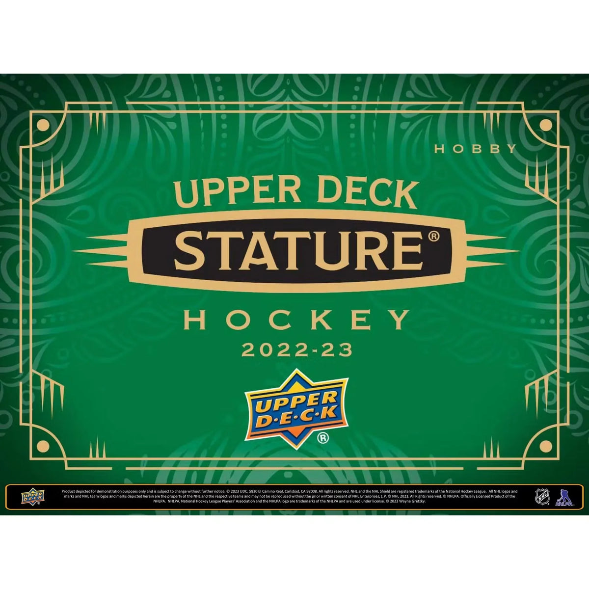 2022-23 Upper Deck Stature Hockey Hobby Box (Ships Sealed Only) | P5595752