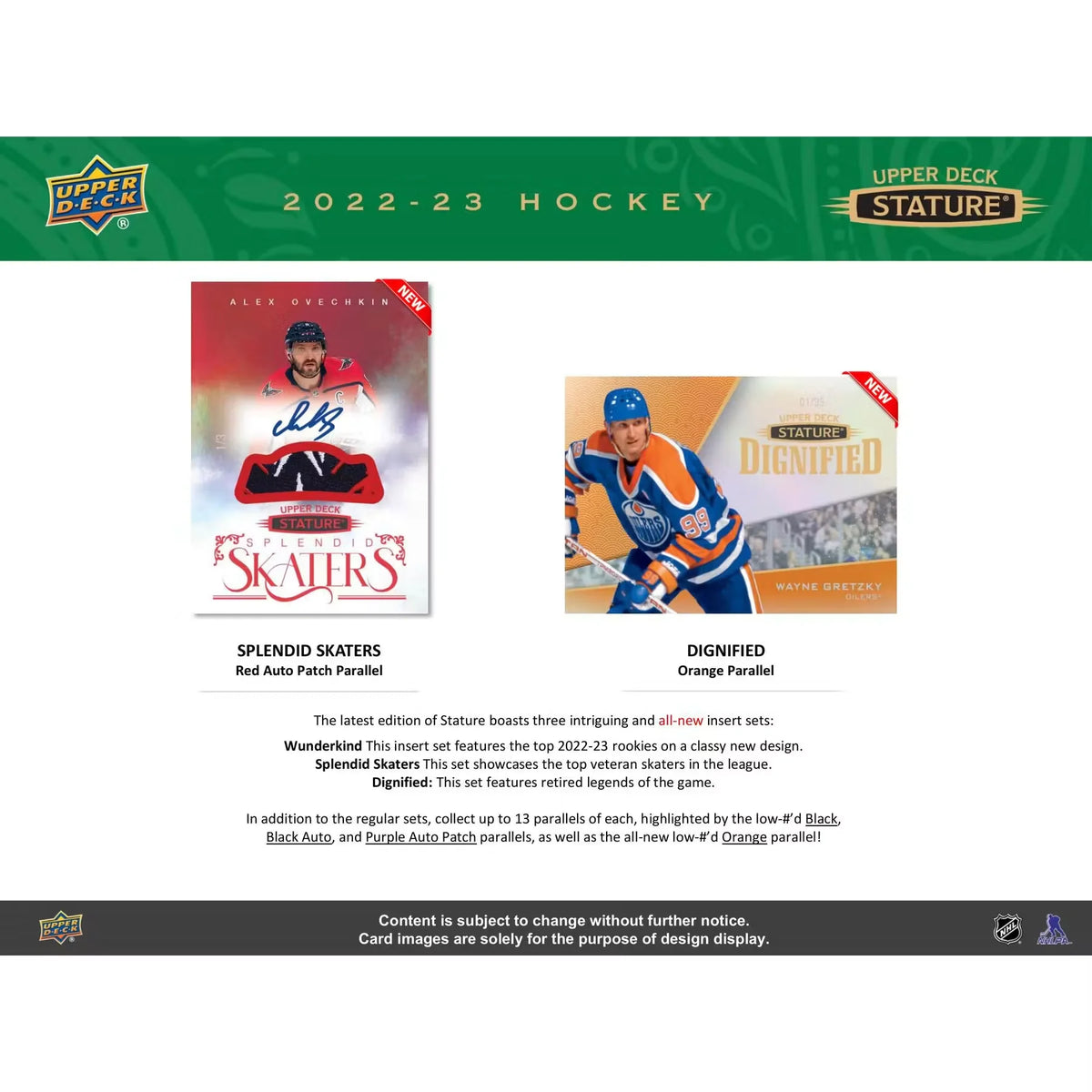2022-23 Upper Deck Stature Hockey Hobby Box (Ships Sealed Only) | P5595752