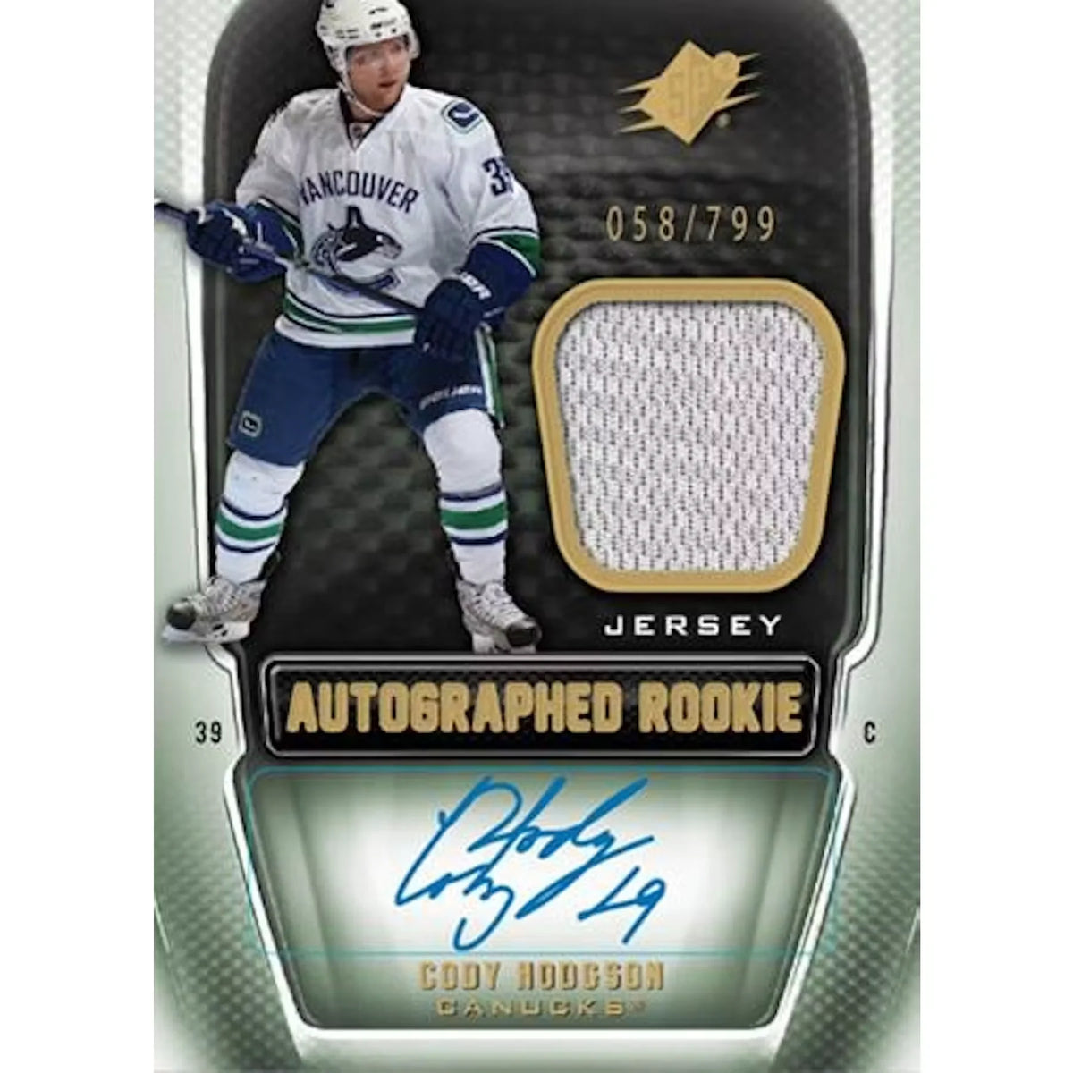 2011-12 Upper Deck SPx Hockey Hobby Box | Rookie Autographs (Ships Sealed Only) | P5595765