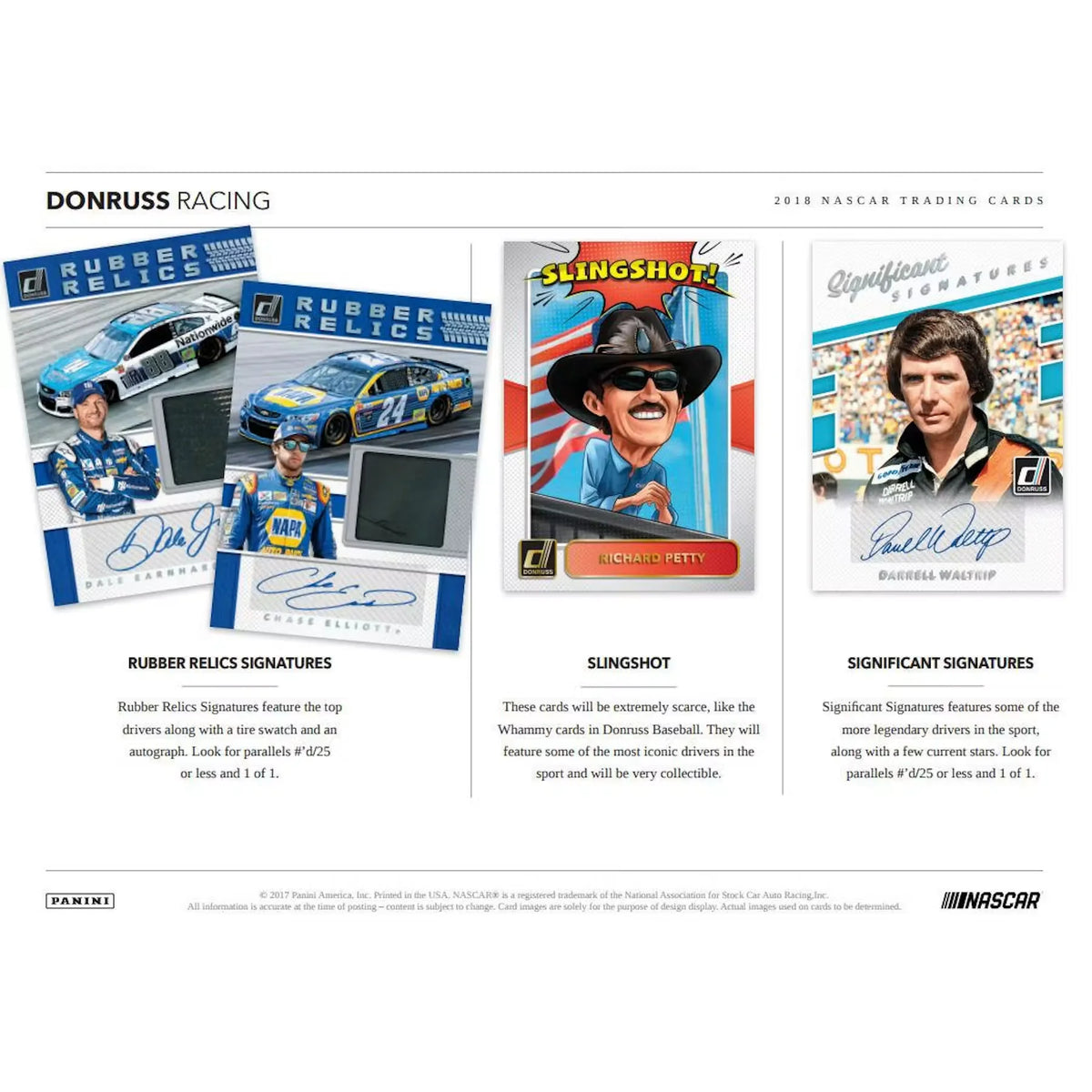 2018 Panini Donruss Racing Hobby Box (Ships Sealed Only) - D | P5595788