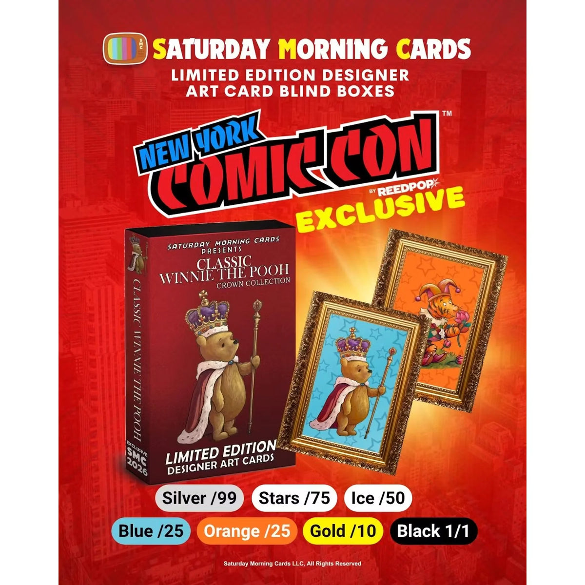 2026 Saturday Morning Cards Winnie The Pooh Crown Collection | NYCC Exclusive | P5598410