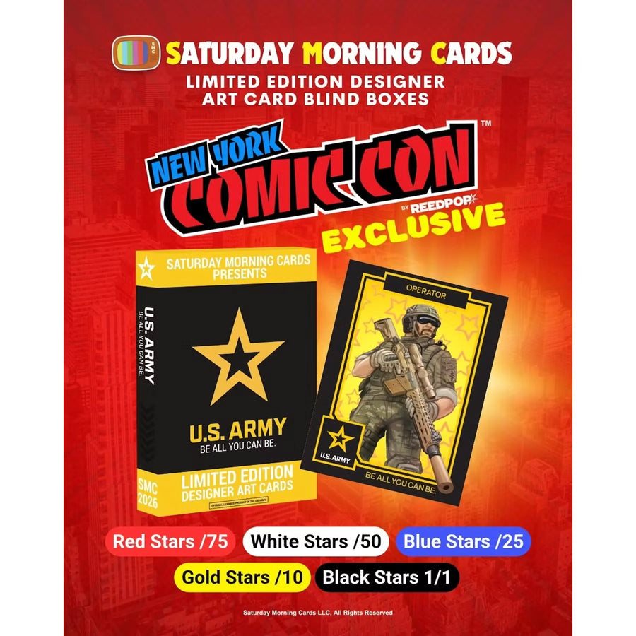2026 Saturday Morning Cards U.S. Army NYCC Exclusive Box | Presell | P5598432