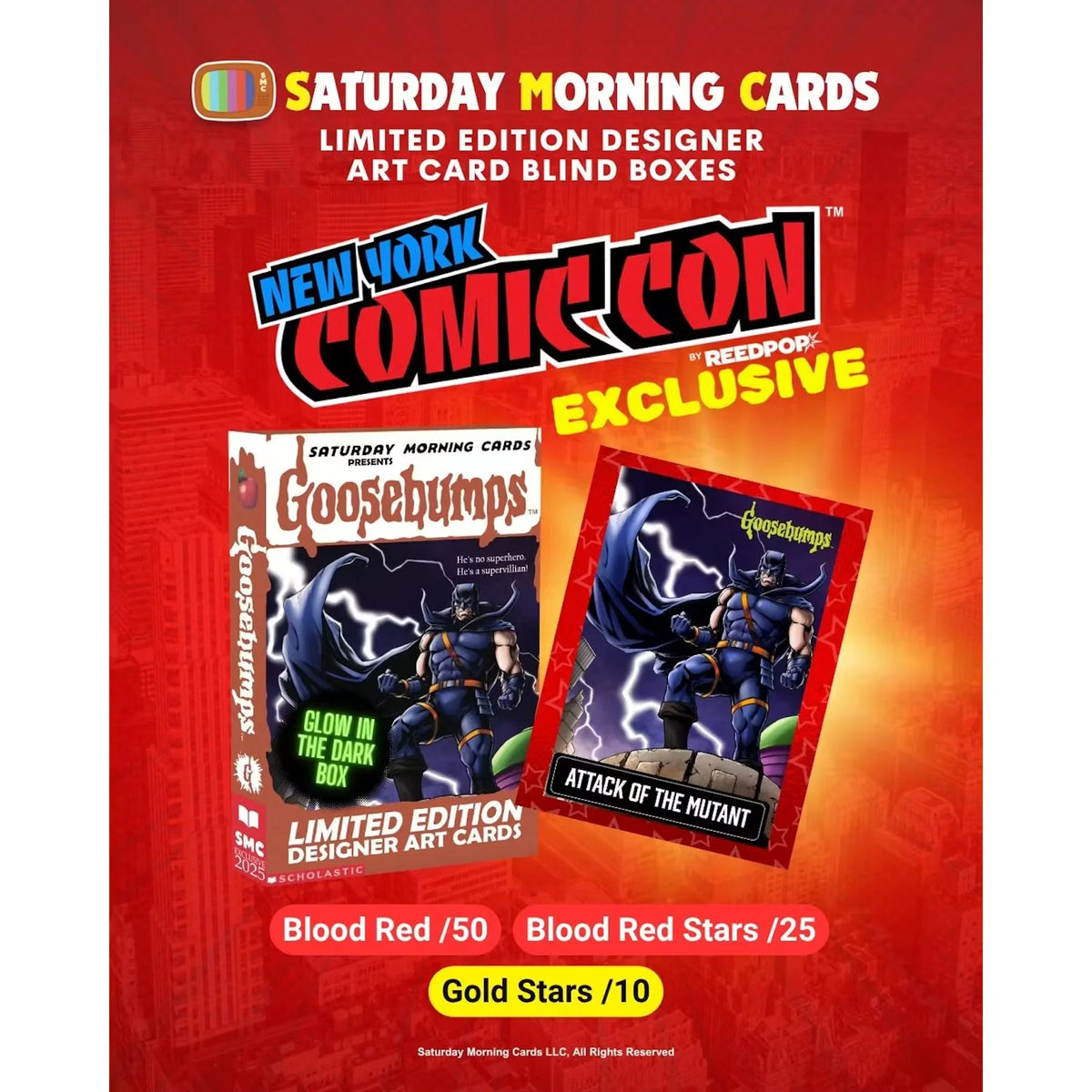 2026 Saturday Morning Cards Goosebumps Attack of the Mutant | NYCC Exclusive | P5598433