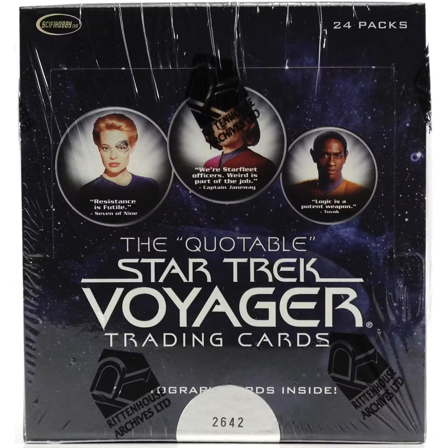 2012 Rittenhouse The Quotable Star Trek: Voyager Trading Cards Box - D2 | P5598540