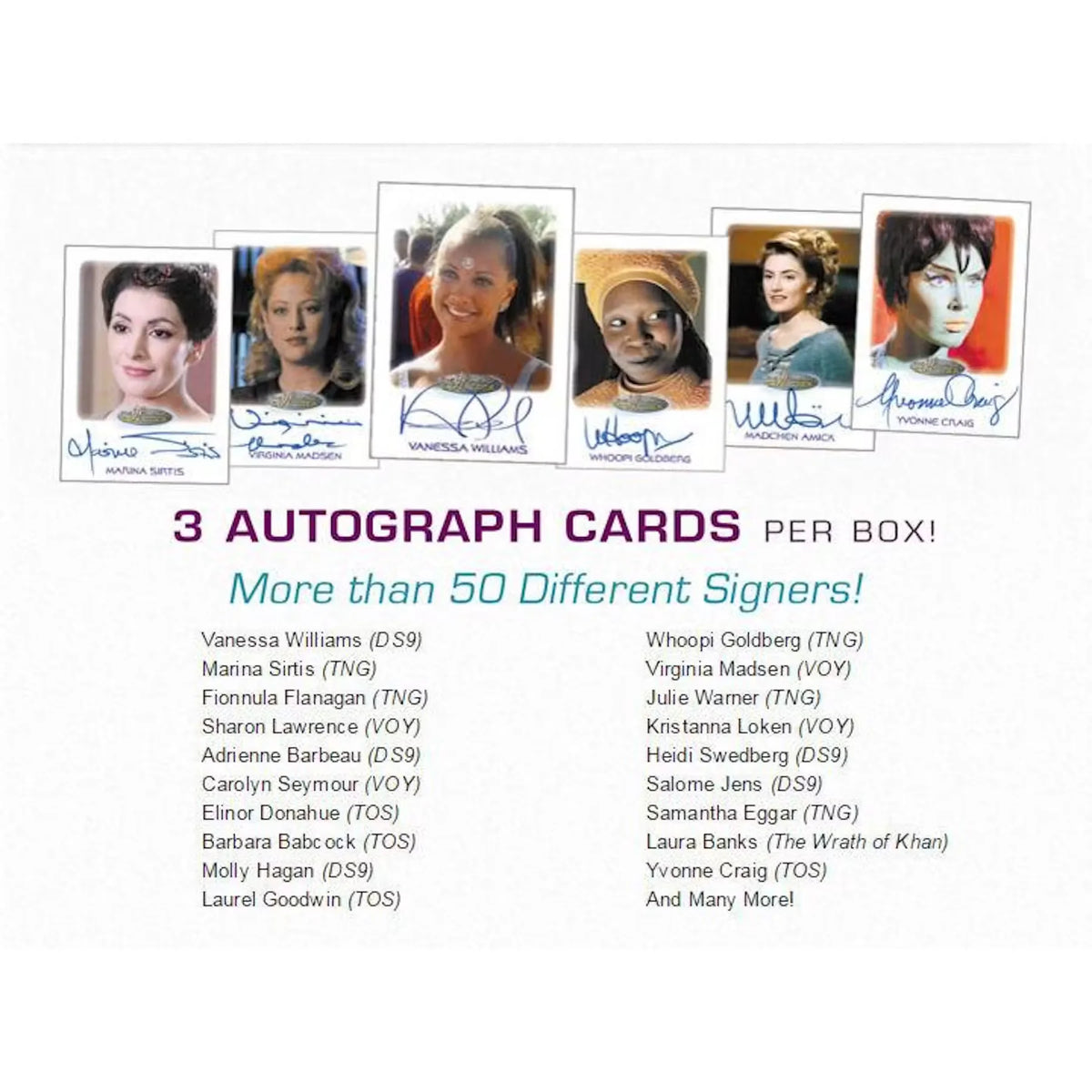 2017 Rittenhouse The Women of Star Trek 50th Anniversary Trading Cards Box - D2 | P5598541