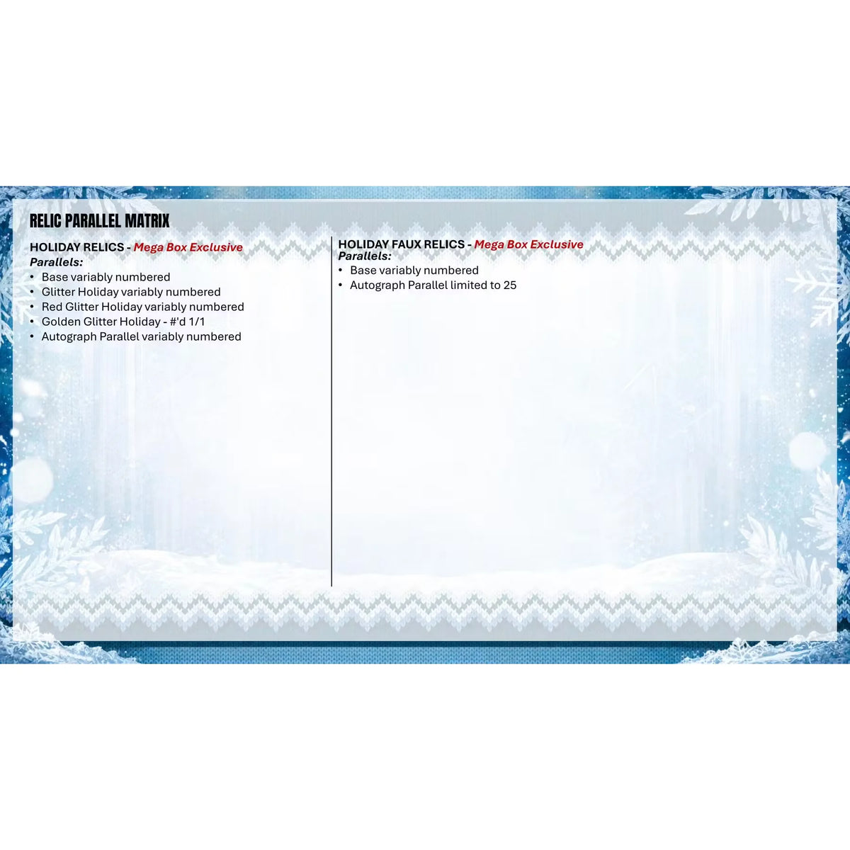 2026 Topps Holiday Baseball Mega Box | Presell (Ships Sealed Only) | P5641286