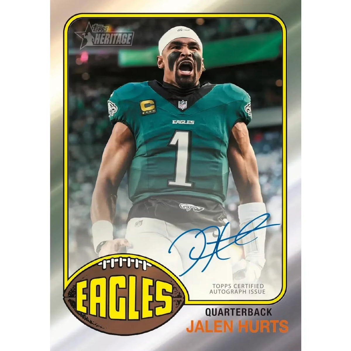 2026 Topps Heritage Football Mega Box | Presell (Ships Sealed Only) | P5641327