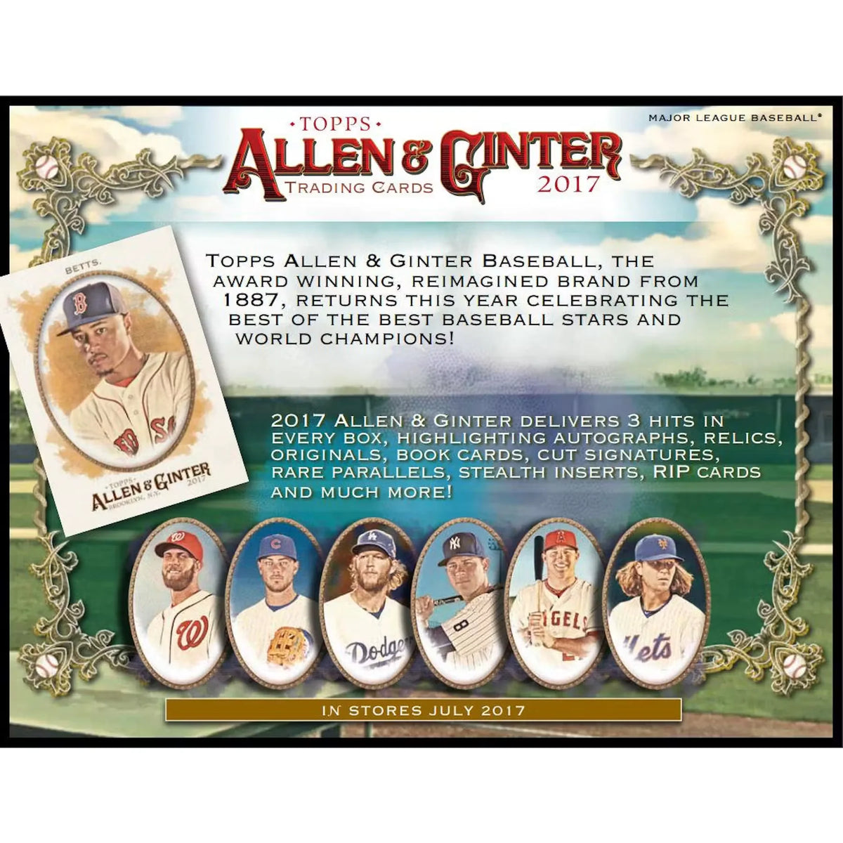 2017 Topps Allen & Ginter Baseball Hobby Box (Ships Sealed Only) | P5641634