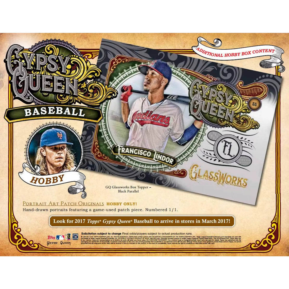 2017 Topps Gypsy Queen Baseball Hobby Box | Two Autos Per Box | P5641635