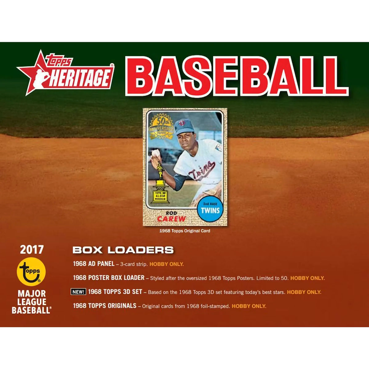 2017 Topps Heritage Baseball Hobby Box (Ships Sealed Only) | P5641636