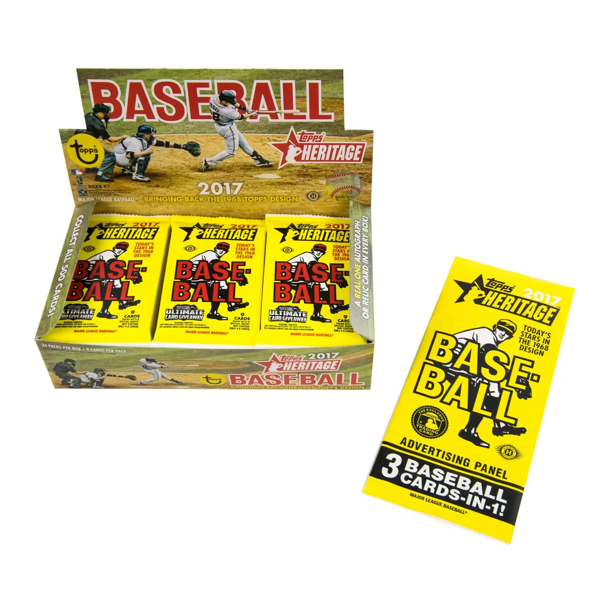 2017 Topps Heritage Baseball Hobby Box (Ships Sealed Only) | P5641636