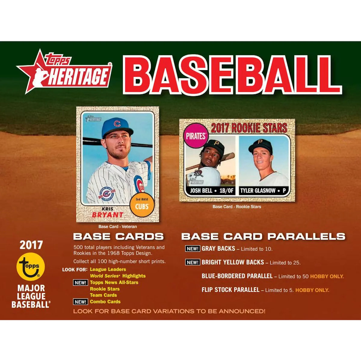 2017 Topps Heritage Baseball Hobby Box (Ships Sealed Only) | P5641636