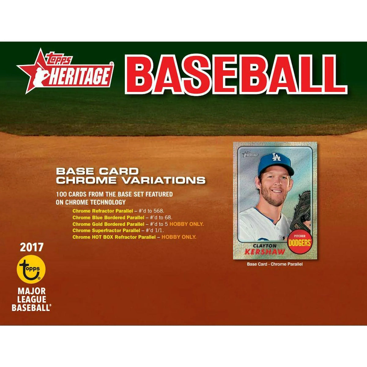 2017 Topps Heritage Baseball Hobby Box (Ships Sealed Only) | P5641636