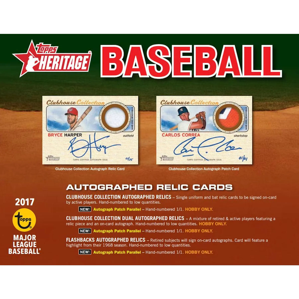 2017 Topps Heritage Baseball Hobby Box (Ships Sealed Only) | P5641636