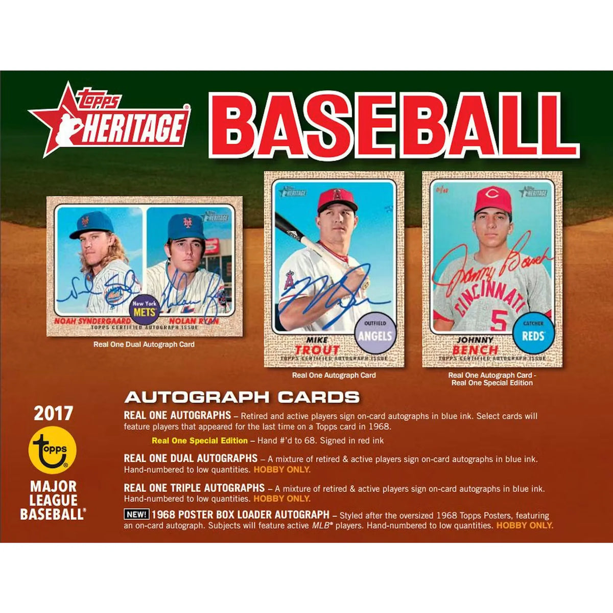 2017 Topps Heritage Baseball Hobby Box (Ships Sealed Only) | P5641636