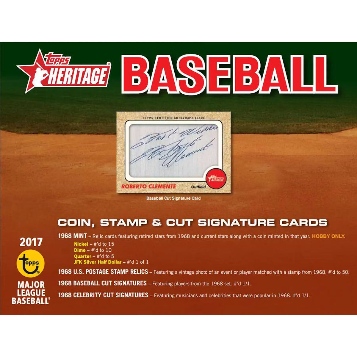 2017 Topps Heritage Baseball Hobby Box (Ships Sealed Only) | P5641636