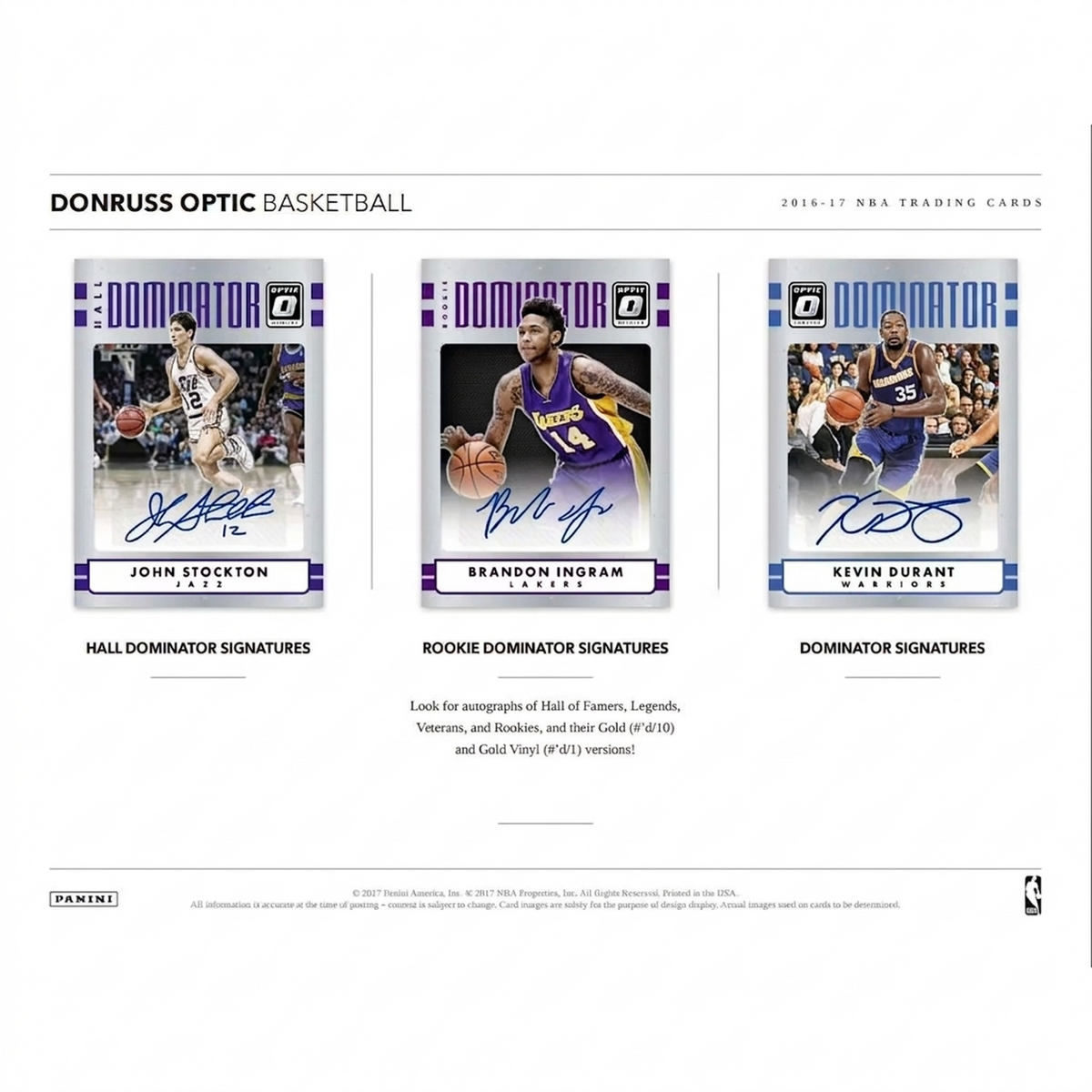 2016-17 Panini Donruss Optic Basketball Hobby Box (Ships Sealed Only) - D | P5641853