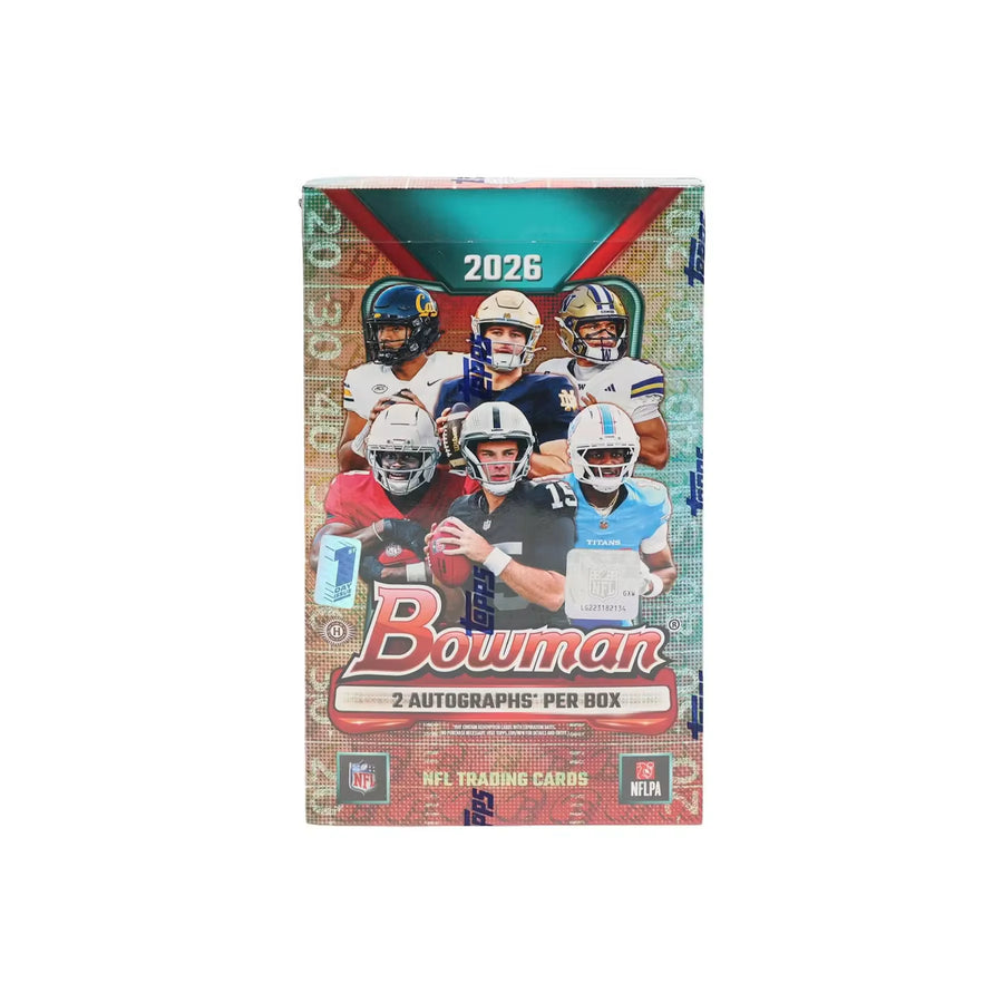 2026 Bowman Football First Day Issue Hobby Box | FDI Exclusives | Damaged | P5641869