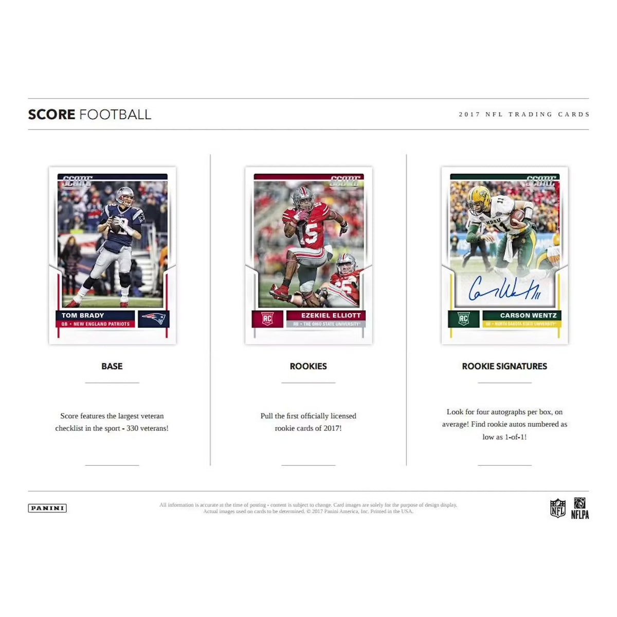 2017 Panini Score Football Hobby Jumbo Box (Ships Sealed Only) | P5641942