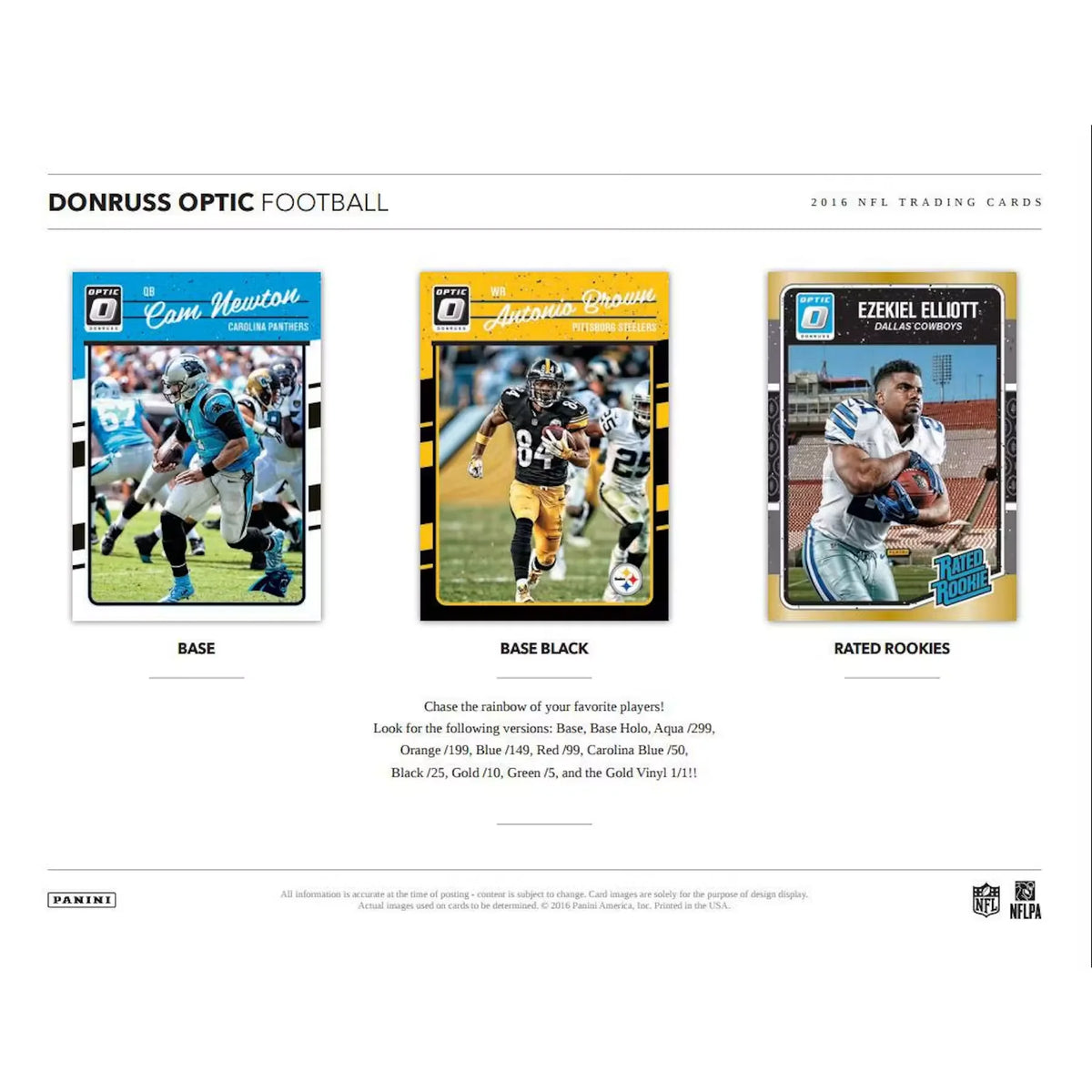 2016 Panini Donruss Optic Football Hobby Box (Ships Sealed Only) - D | P5641944