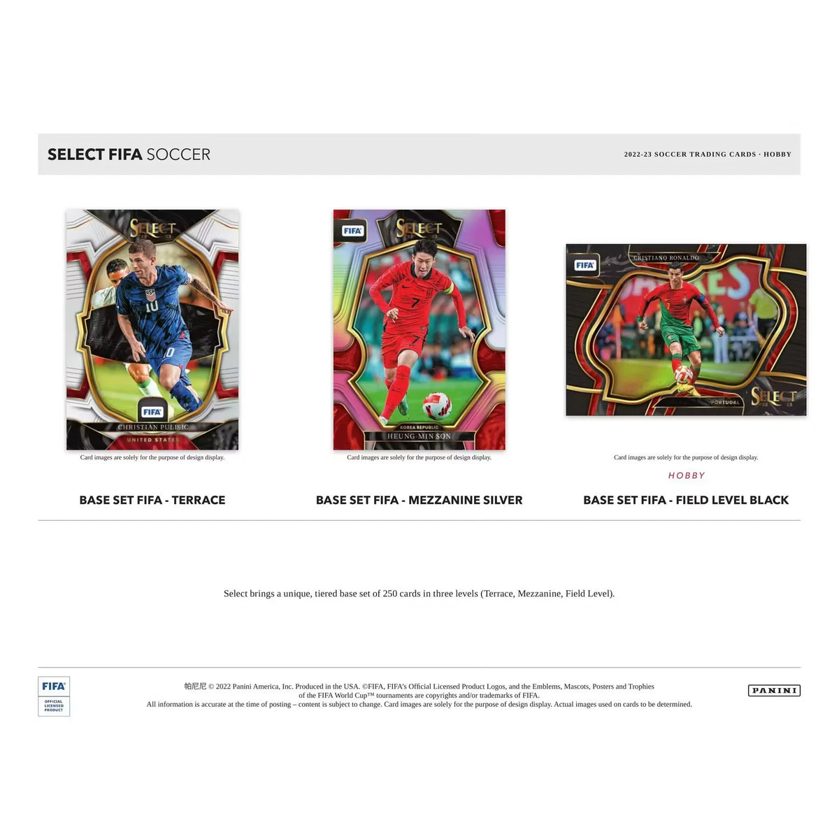 2022-23 Panini Select FIFA Soccer Hobby Box (Ships Sealed Only) | P5688235
