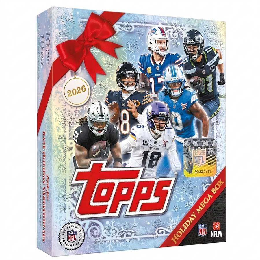 2026 Topps Holiday Football Mega Box | Presell (Ships Sealed Only) | P5754600