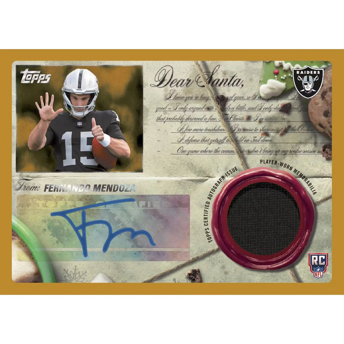 2026 Topps Holiday Football Mega Box | Presell (Ships Sealed Only) | P5754600