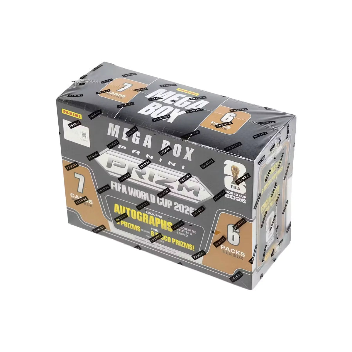 2026 Panini Prizm FIFA World Cup Soccer Mega Hobby Box (Ships Sealed Only)