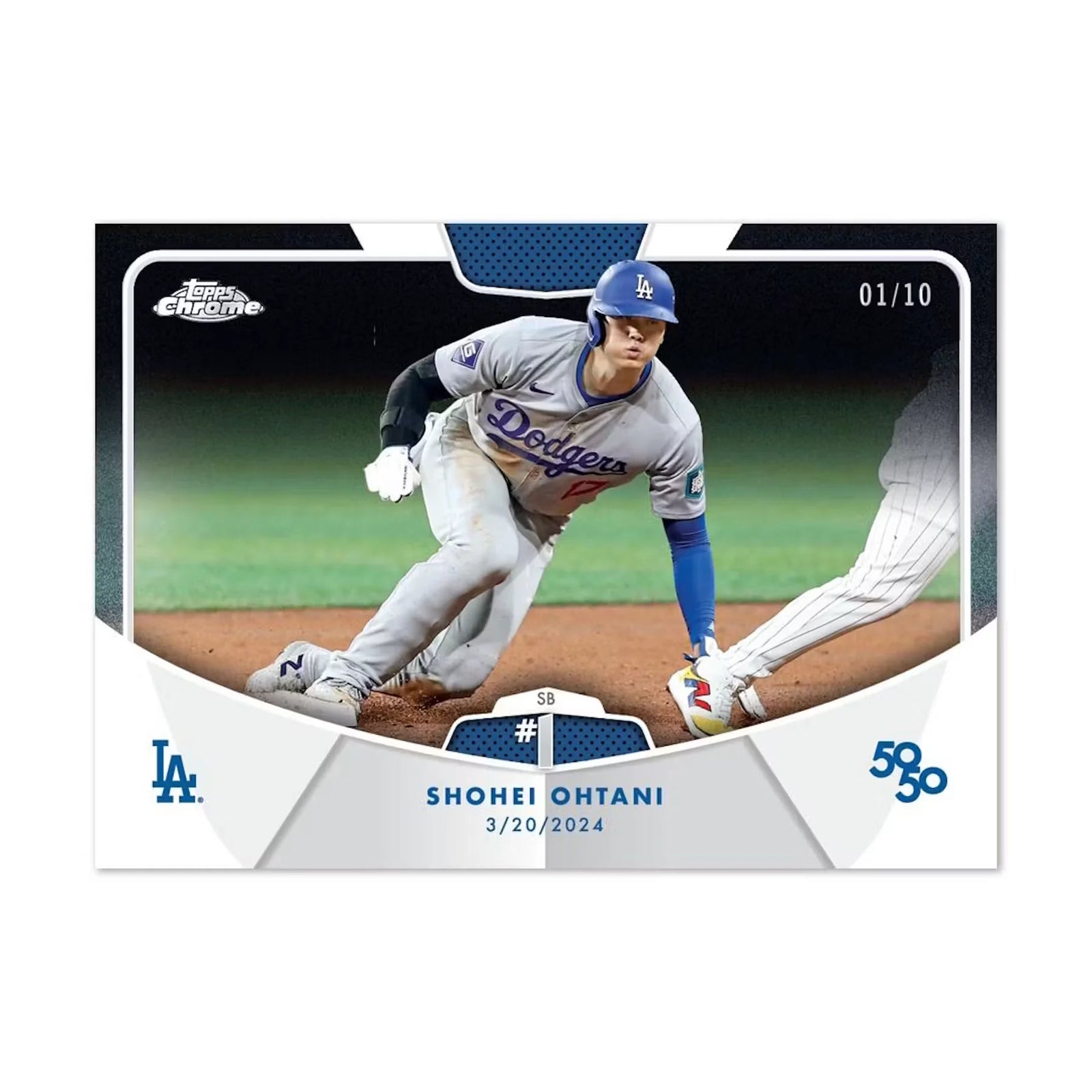 2024 Topps 50/50 Shohei Ohtani Baseball 10-Pack Box (Ships Sealed Only)