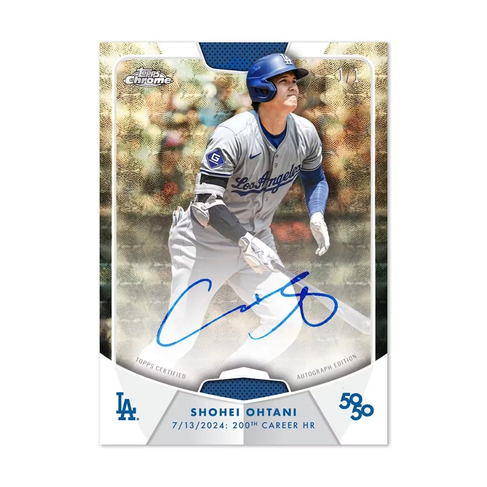 2024 Topps 50/50 Shohei Ohtani Baseball 10-Pack Box (Ships Sealed Only)