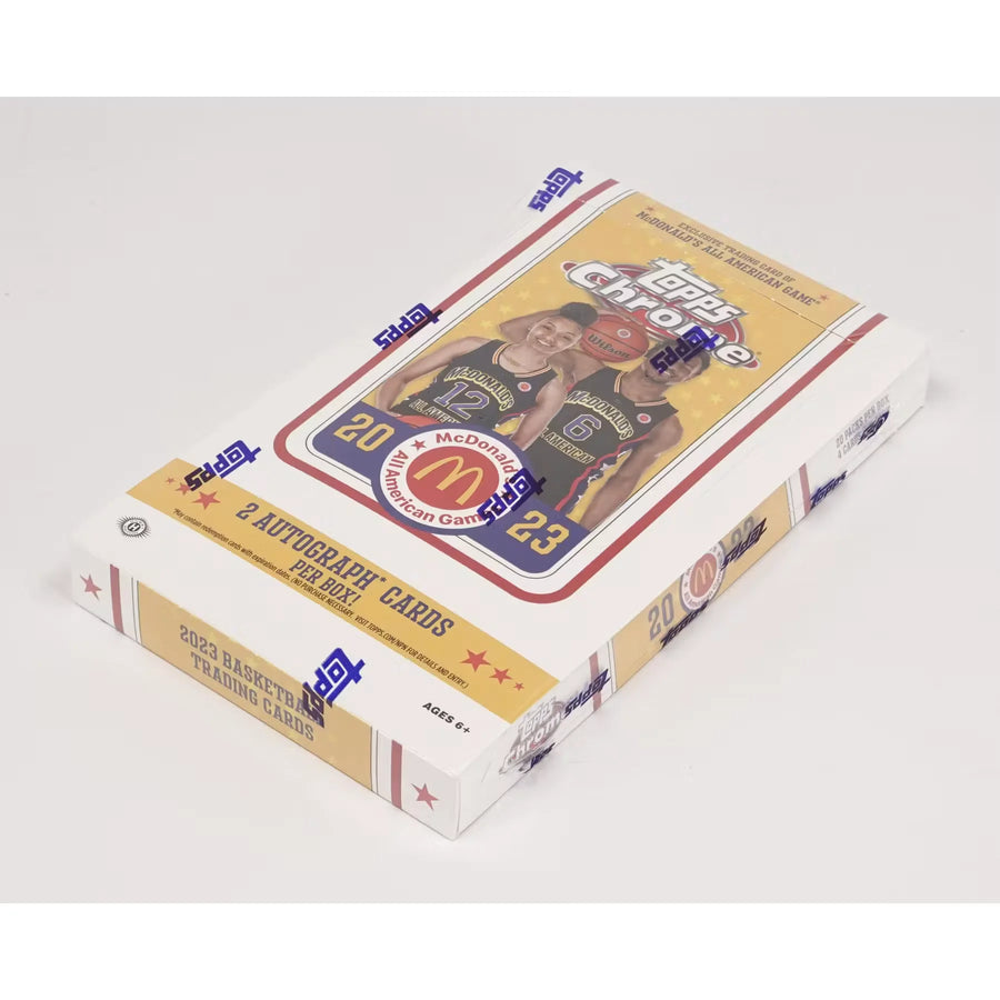 2023 Topps McDonald's All American Chrome Basketball Hobby Box | P5945950