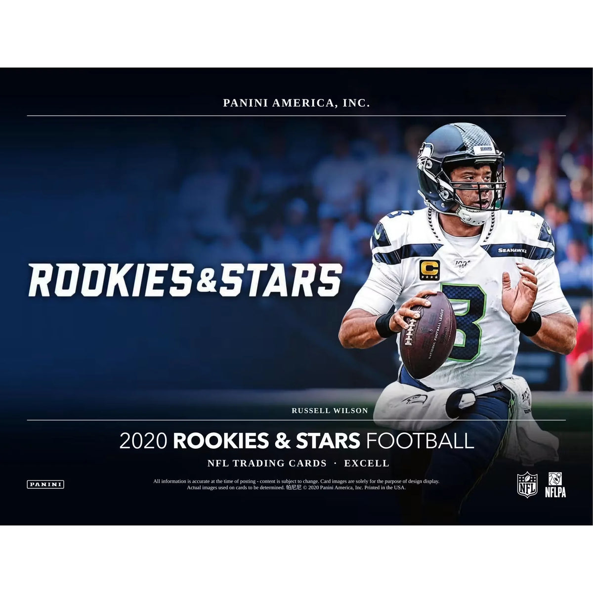 2020 Panini Rookies & Stars Longevity Mega Football Box (Ships Sealed Only) | P5946120