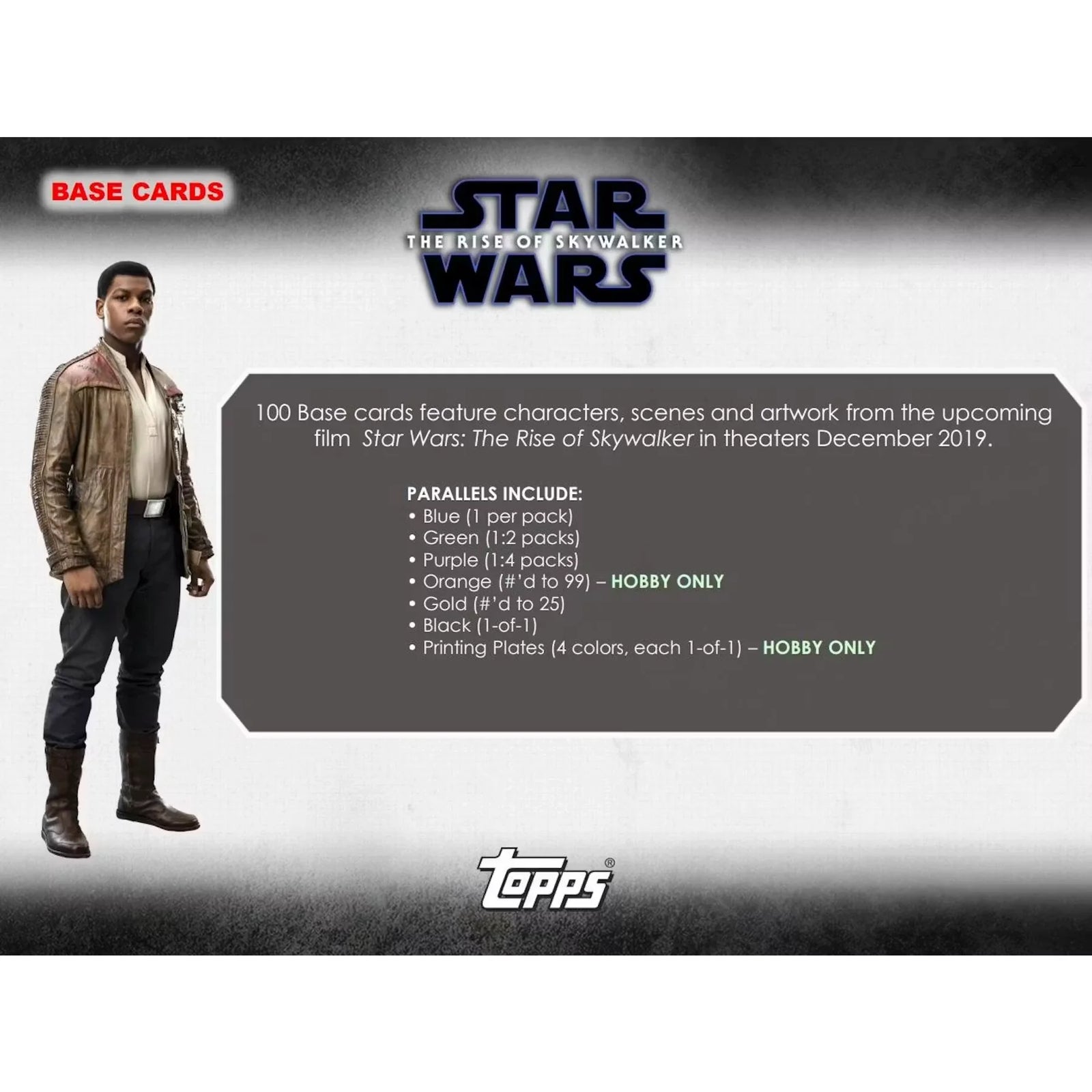 Star Wars The Rise of Skywalker Hobby Box | 2019 Topps (Ships Sealed Only)