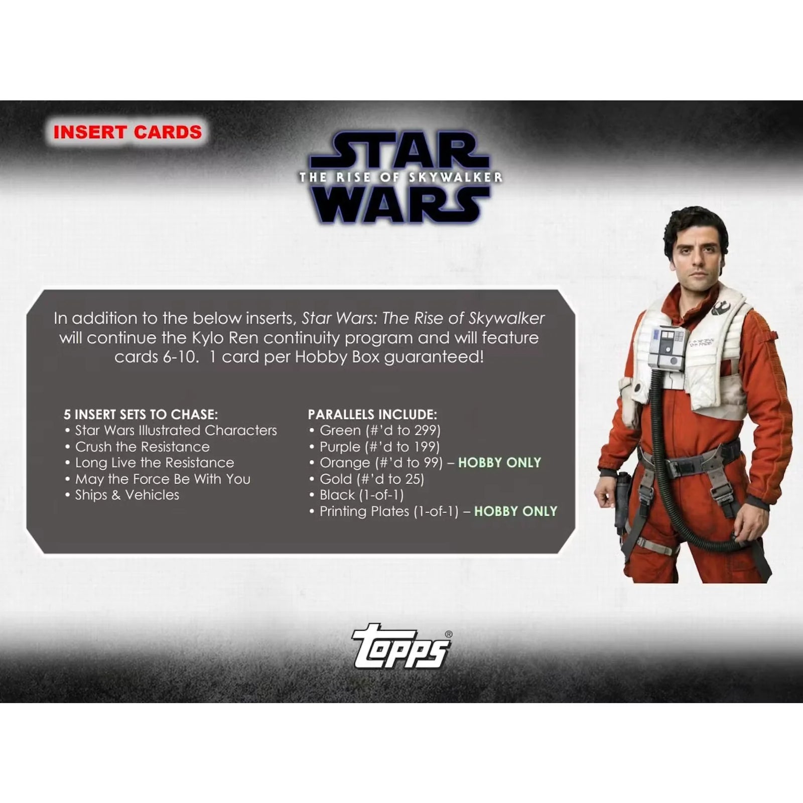Star Wars The Rise of Skywalker Hobby Box | 2019 Topps (Ships Sealed Only)