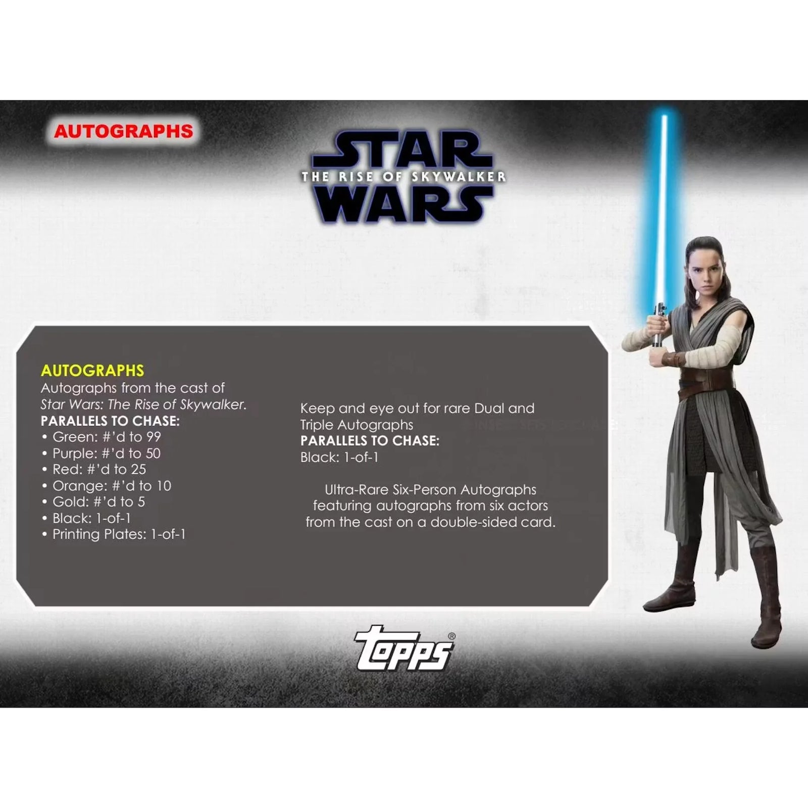 Star Wars The Rise of Skywalker Hobby Box | 2019 Topps (Ships Sealed Only)