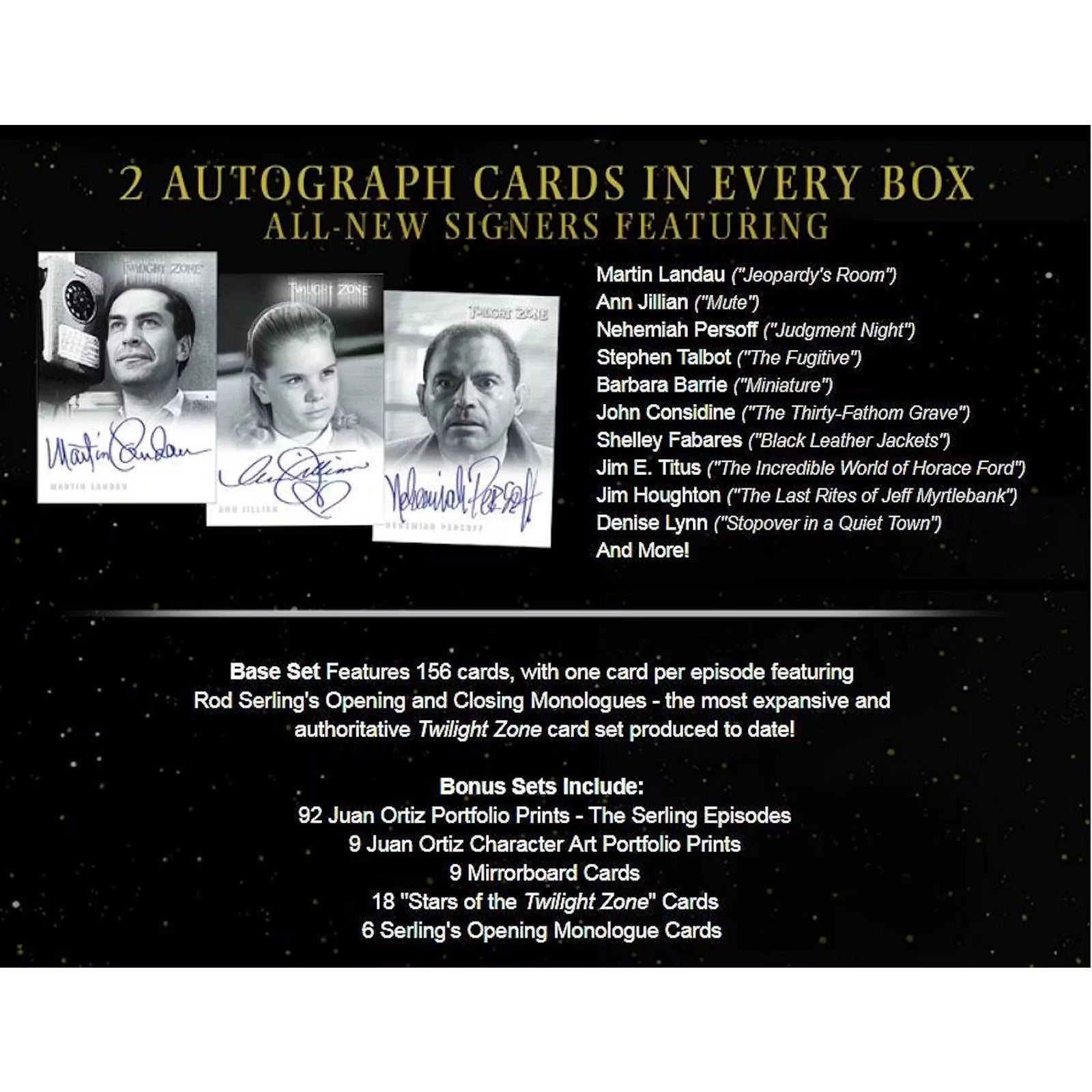 Twilight Zone Rod Serling Edition Hobby Box | 2019 Rittenhouse