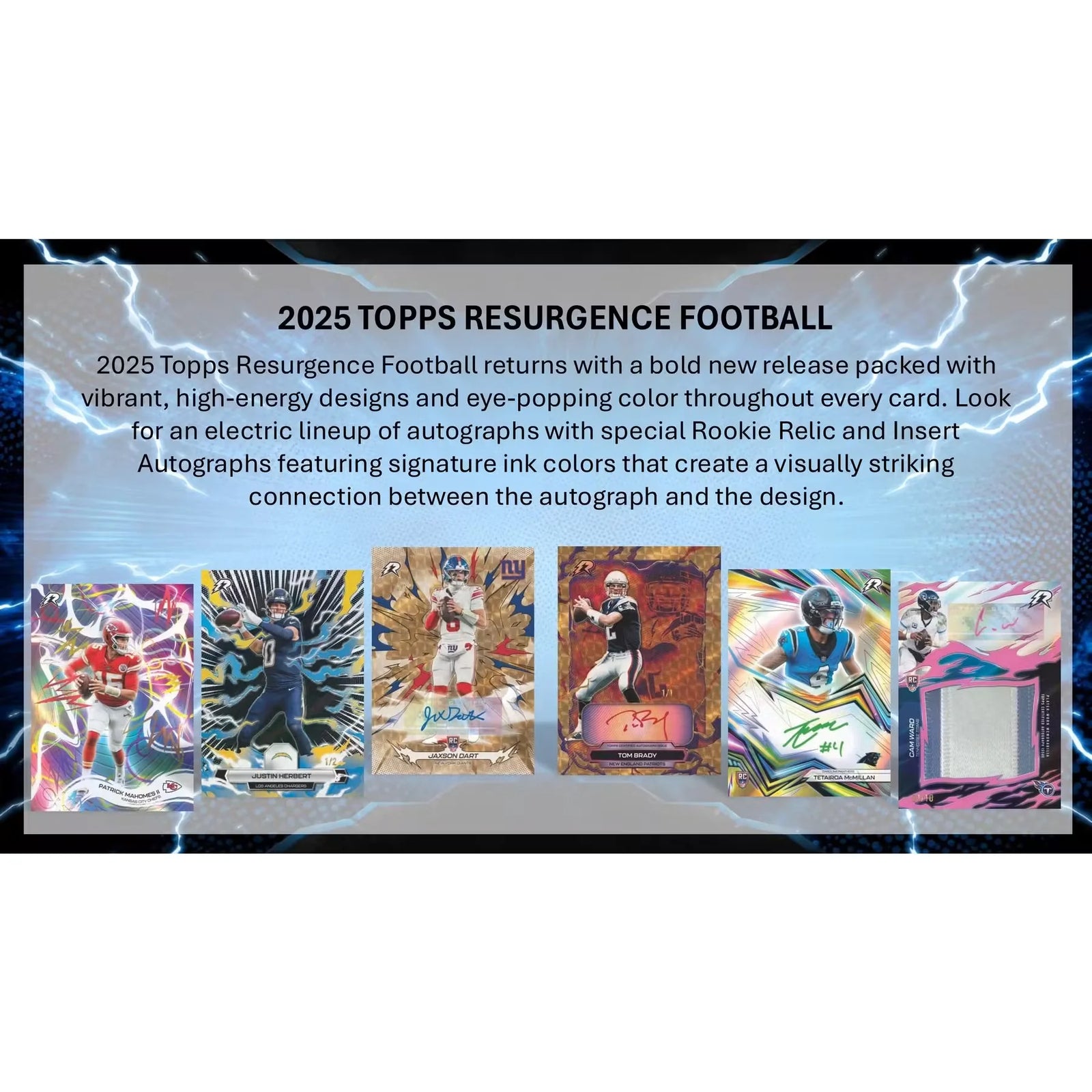 2025 Topps Resurgence Football Mega Box | Presell (Ships Sealed Only)