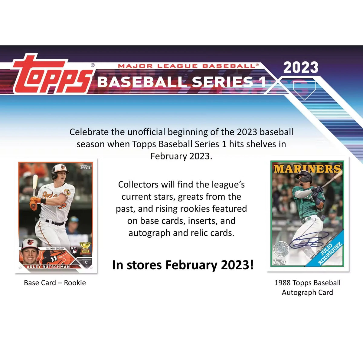 2023 Topps Series 1 Baseball Hanger Box (Ships Sealed Only) | P6052842