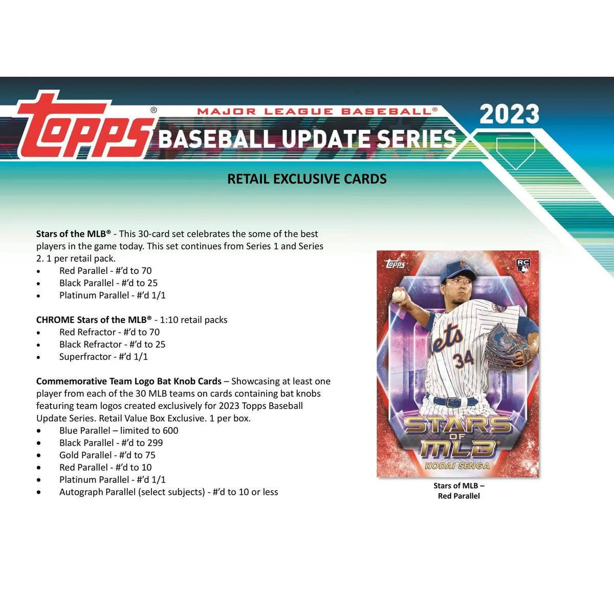 2023 Topps Update Series Baseball Hanger Box (Ships Sealed Only) | P6052844