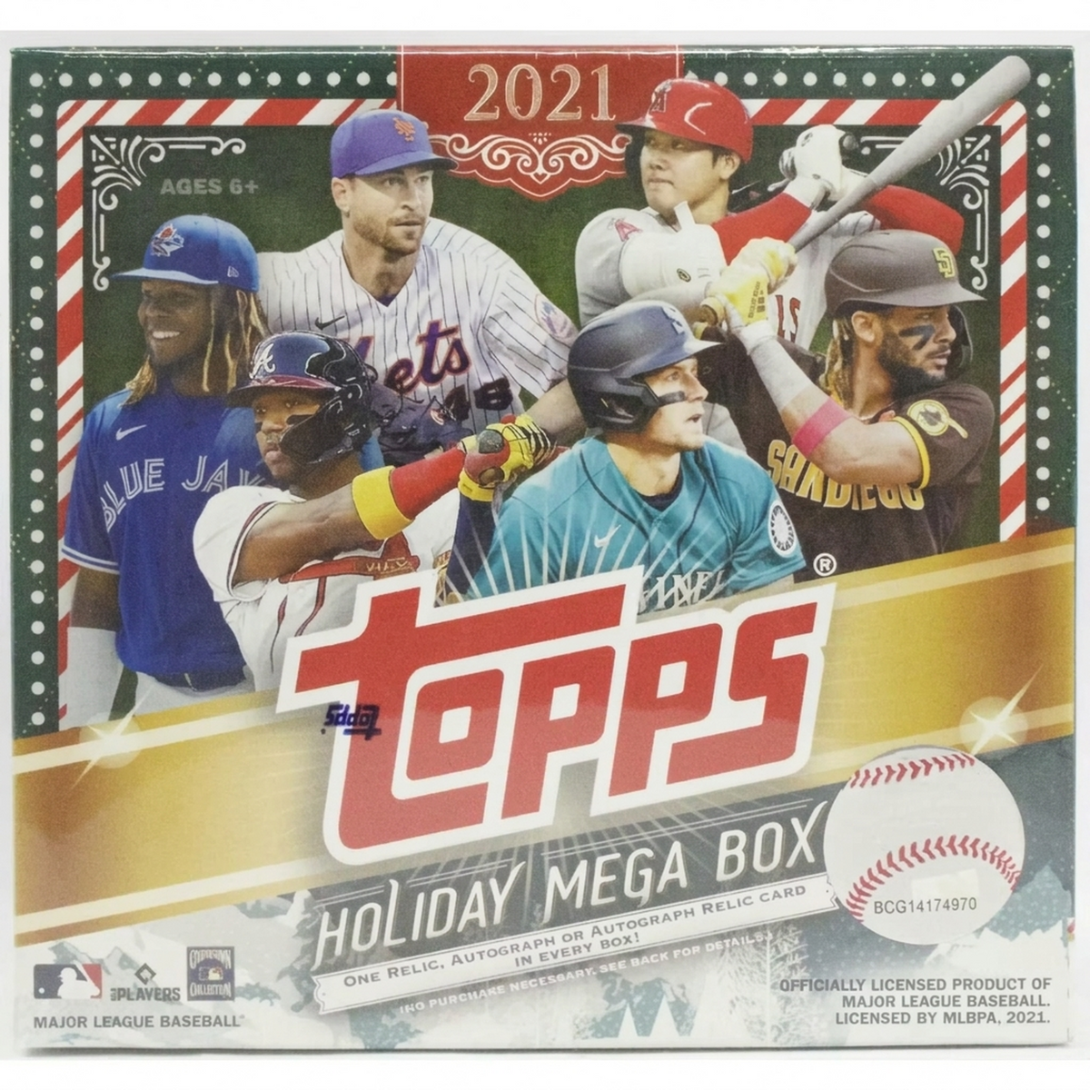 2021 Topps Holiday Baseball Mega Box (Ships Sealed Only) - D2 | P6052885