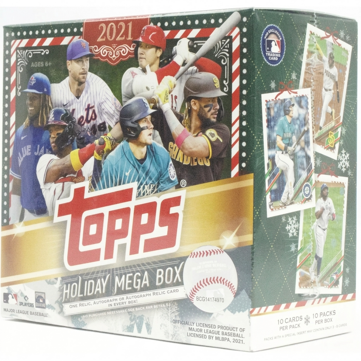 2021 Topps Holiday Baseball Mega Box (Ships Sealed Only) - D2 | P6052885