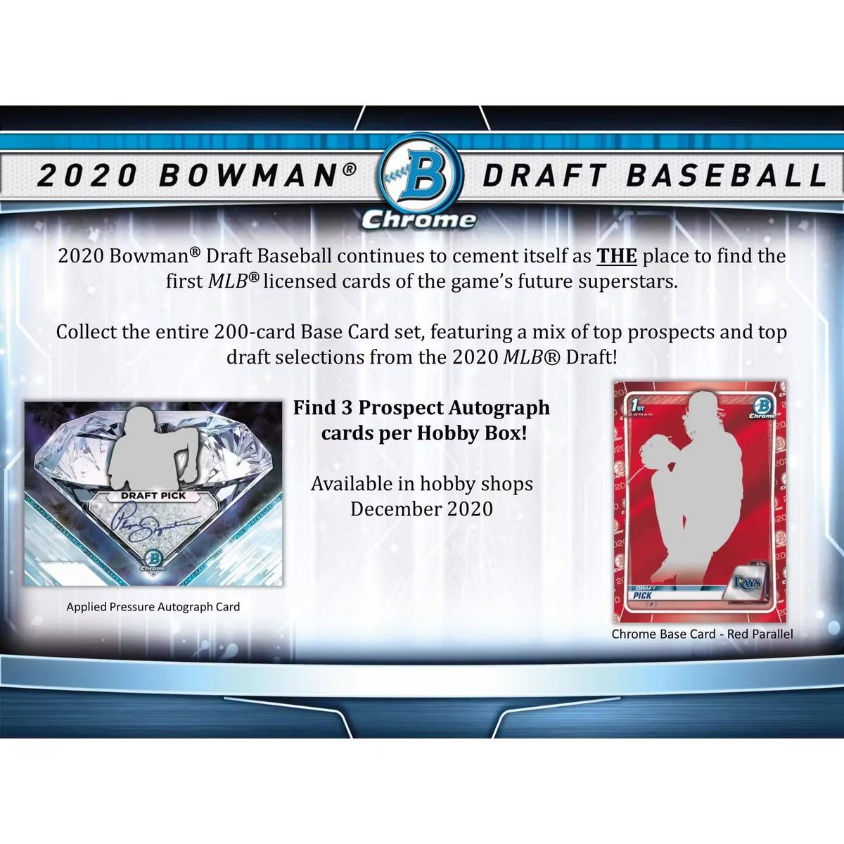 2020 Bowman Draft Baseball Hobby Jumbo Box (Ships Sealed Only) - D2 | P6052900