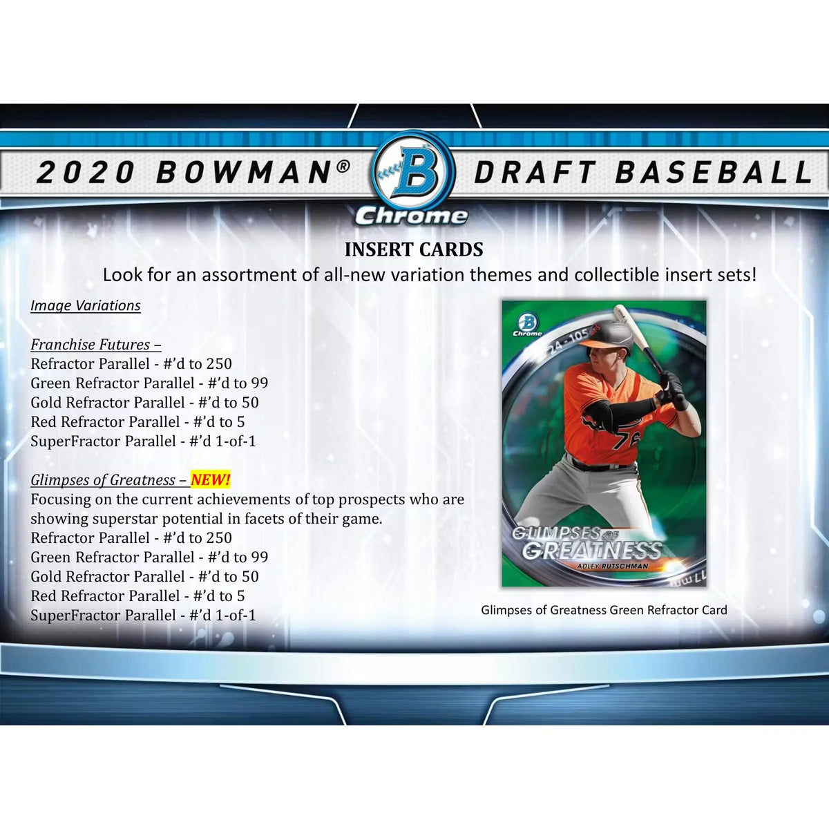 2020 Bowman Draft Baseball Super Jumbo Box - D | P6052901