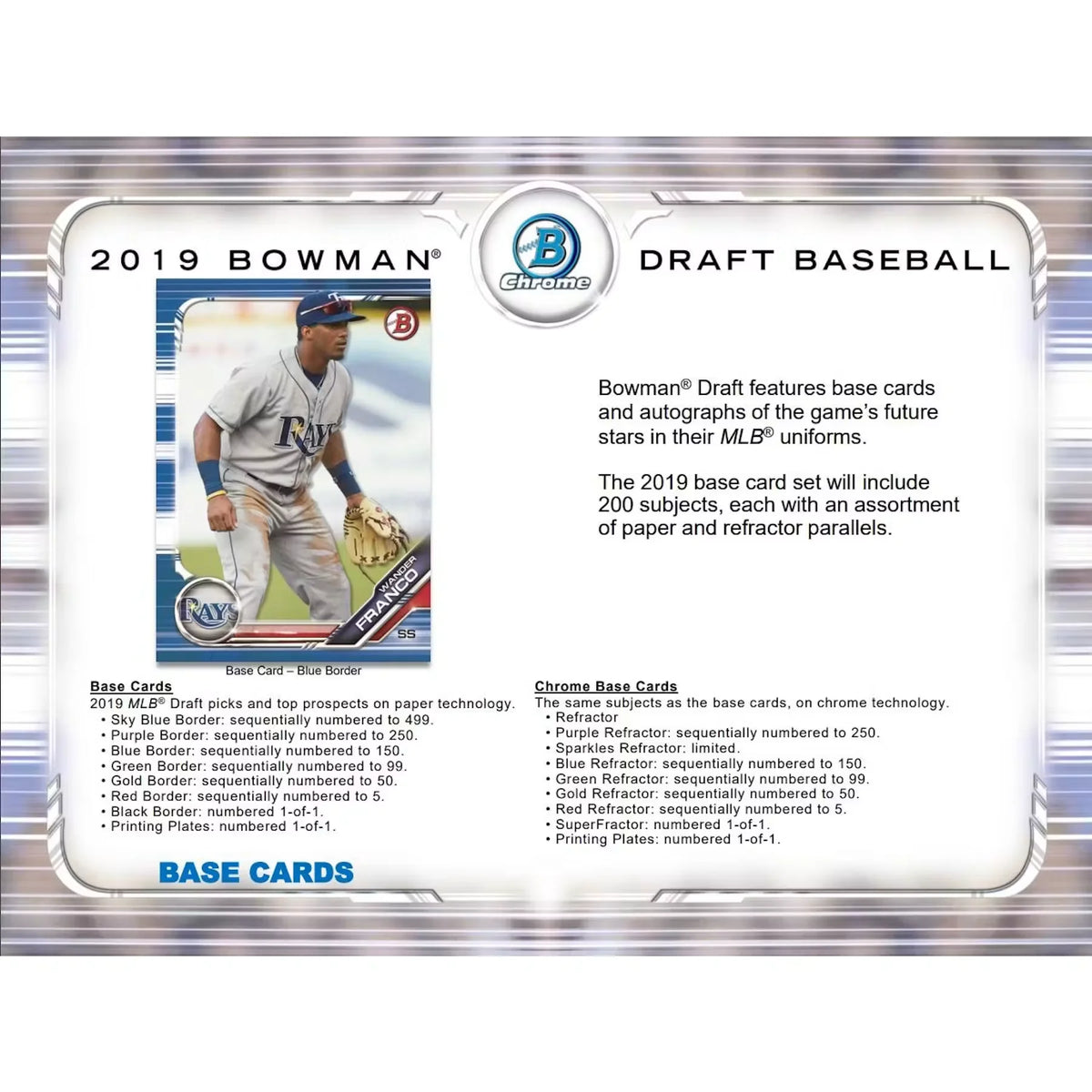 2019 Bowman Draft Baseball Super Jumbo Box (Ships Sealed Only) - D | P6052916