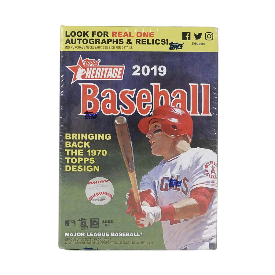 2019 Topps Heritage Baseball Blaster Box | 1970 Design (Ships Sealed Only) | P6052920