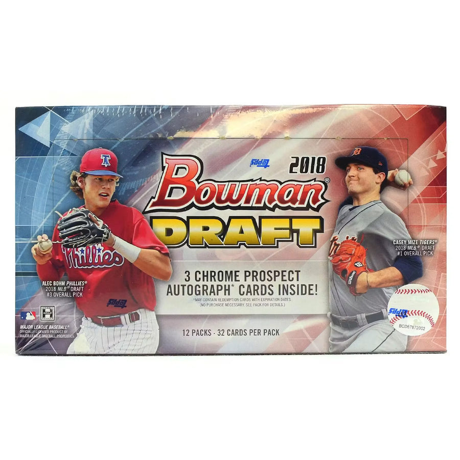 2018 Bowman Draft Baseball Hobby Jumbo Box (Ships Sealed Only) - D | P6052931