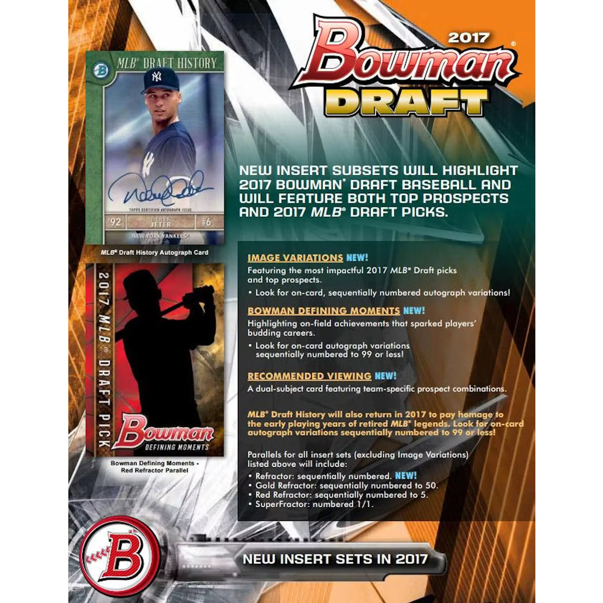 2017 Bowman Draft Baseball Hobby Jumbo Box - D | P6052938